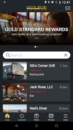 Android application Gold Rush Gaming screenshort