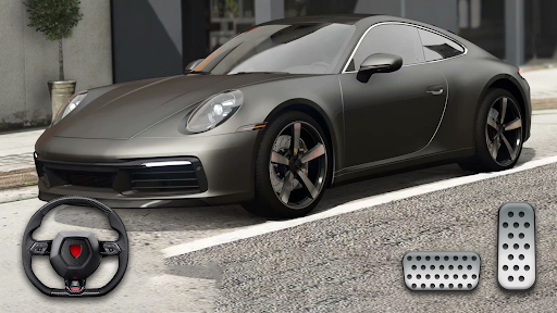 European Muscle Car Driving