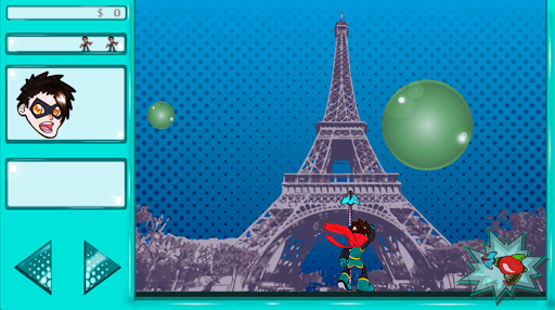 Android application break bubbles screenshort