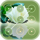 Applock Theme White Rose icon