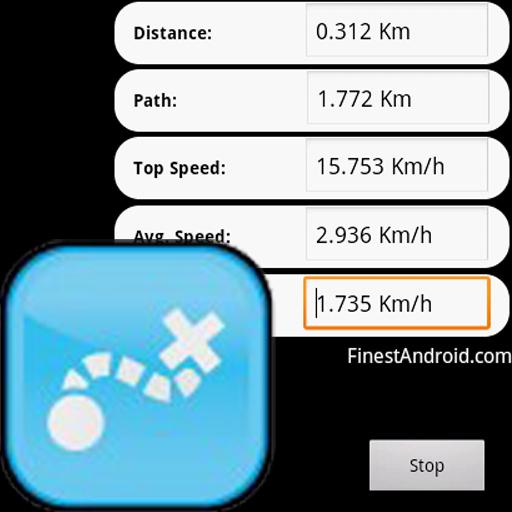 Quick GPS distance meter free  Icon