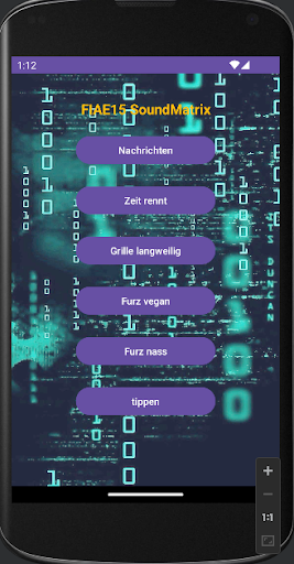 Android application FIAE15 Sound Matrix screenshort