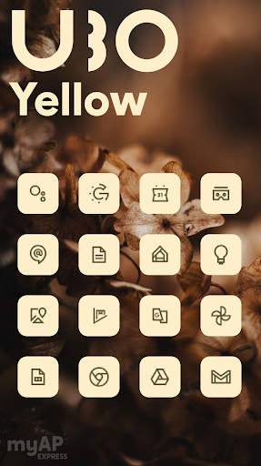 Android application UBO - Yellow Material You Pack screenshort