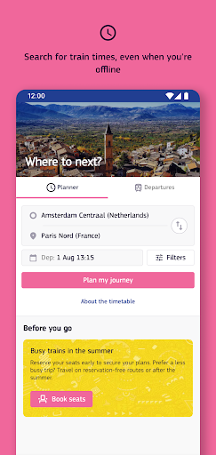 DiscoverEU Travel App Screen 2