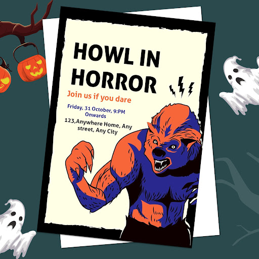 Android application Halloween Card maker & photos screenshort