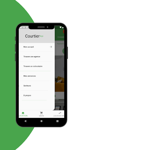 CourtierApp Screen 2