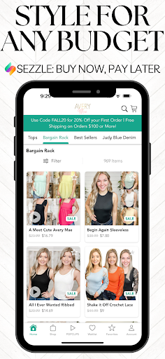 Screenshot of Avery Mae Boutique