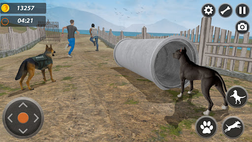 Android application Police Dog Simulator: Dog Game screenshort