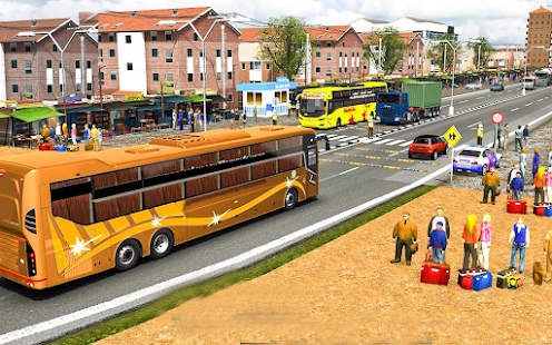 Euro City Bus Driving Games 3d apktram screenshots 12