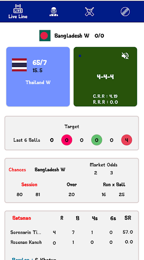 Android application Live Cricket TV Score LiveLine screenshort