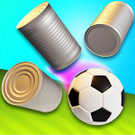 Cover Image of Download Soccer Ball Knockdown Cans  APK