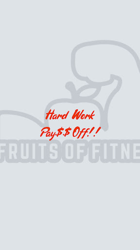 Android application The Fruits of Fitness screenshort