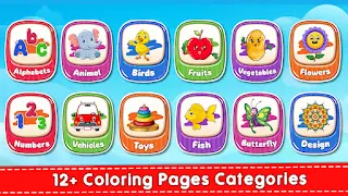 Coloring book: kids learning - Screenshot 2