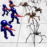 Cover Image of Tải xuống Stickman Spiders Battle Simulator  APK
