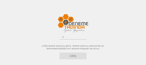 Android application Deneme Tadında Mobil Kütüphane screenshort