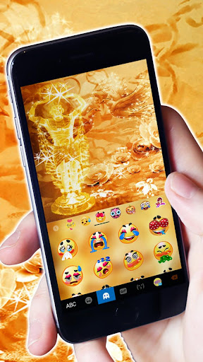 Luxury Shining Golden Keyboard Screen 3