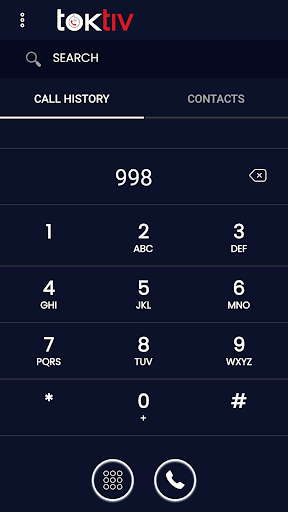 Toktiv: Twilio VOIP Calls, SMS Screen 3