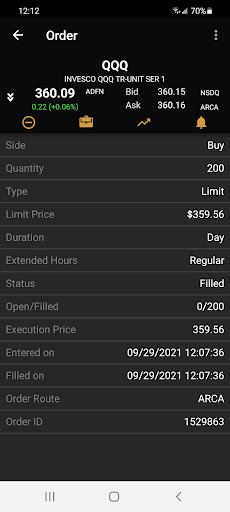 Android application Sterling STM screenshort