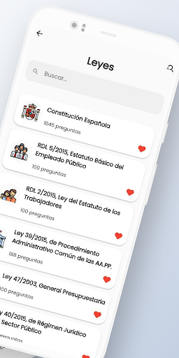 Test de Leyes Oposiciones Pro Screen 2