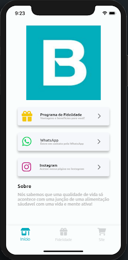 Android application Bold - Fidelidade screenshort