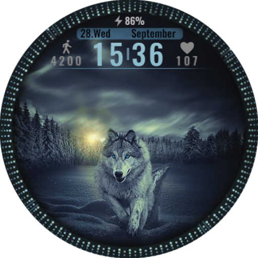 Winter Wolf Watchface Wear Os logo