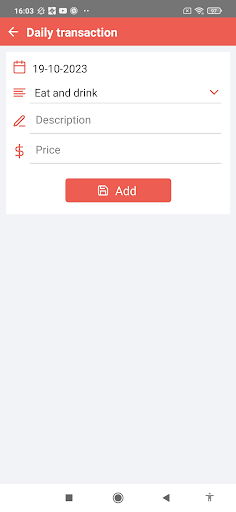 Money lover Screen 2