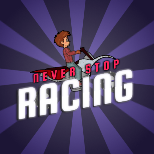 Never Stop Racing logo