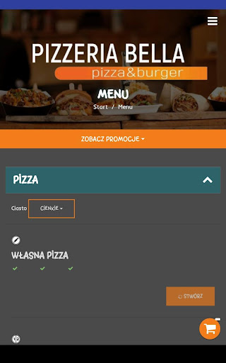 Pizzeria Bella Screen 3