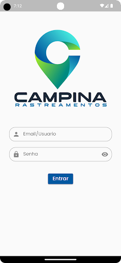 Android application Campina Rastreamentos screenshort