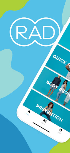 Android application Rad Mobility & Recovery App screenshort