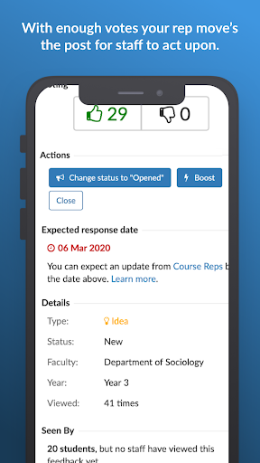 Unitu - The Student Voice App Screen 3