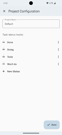 TimelyDone Screen 2