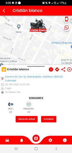 GPS SECURITY TECNO Screen 3