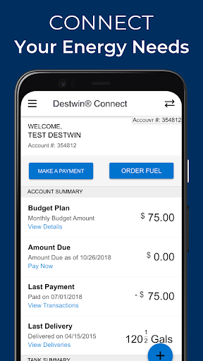 Destwin Connect Screen 2