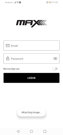 Android application Erp File uploader screenshort