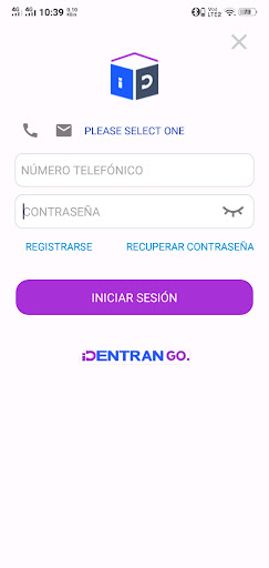 Android application iDENTRAN GO screenshort