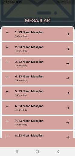 23 Nisan Mesajları Screen 2