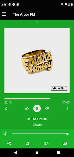 Android application The Arbor FM screenshort