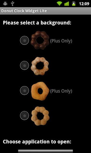 Donut Clock Widget Lite