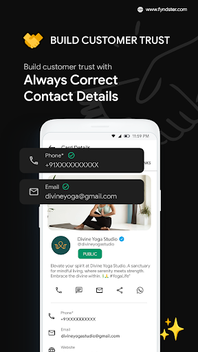Fyndster Find Correct Contacts Screen 3
