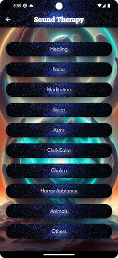 Android application Aura Balance screenshort