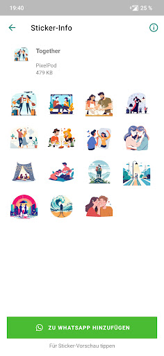 Sticker for couple - WASticker Screen 2