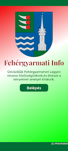 Android application Fehérgyarmati Info screenshort