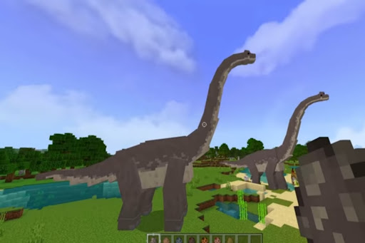 Jurassic skin mcpe mod