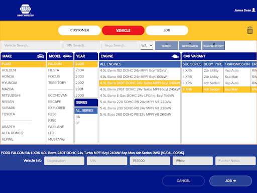NAPA PROLink Smart Inspector N Screen 3