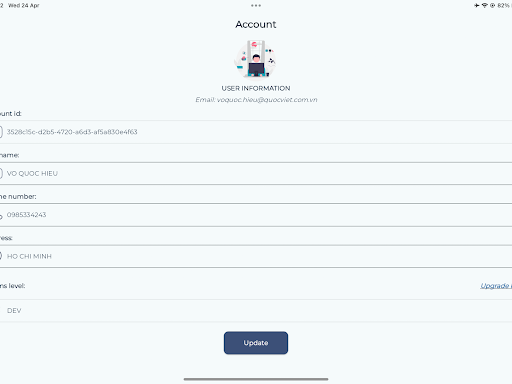 QVIIoT Assets Manager App