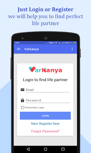 Android application Matrimony Marriage Bureau App screenshort