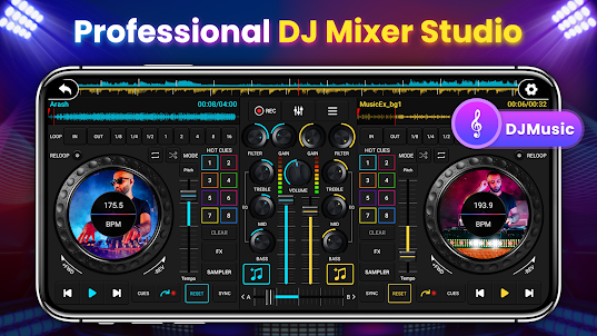 DJ-Mixer-Studio - DJ-Musikmix
