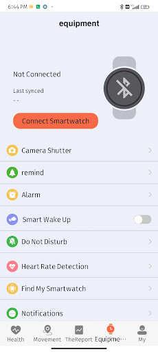 Android application Zdfit screenshort