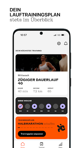 Trait - Lauftraining Screen 2